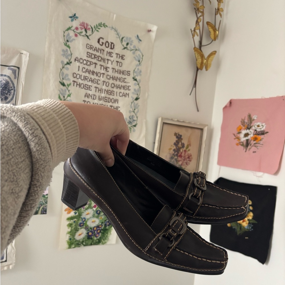 Vintage y2k Brown Loafers - Picture 1 of 7